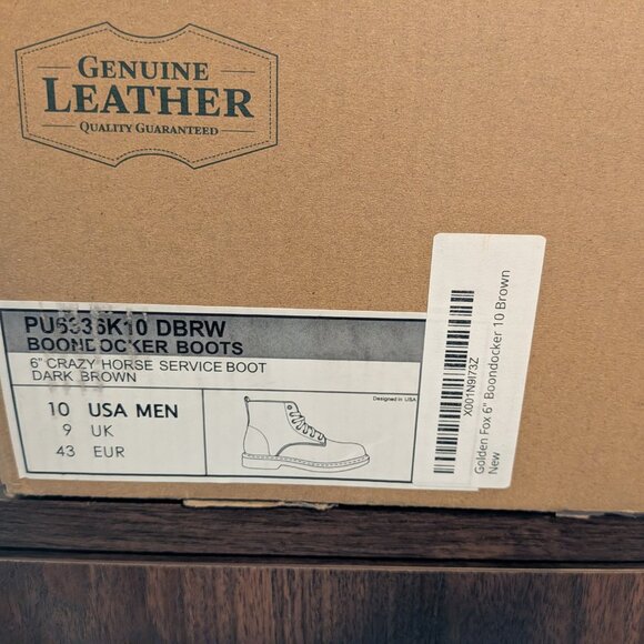 Golden Fox 6" Boondocker Boots Mens 10 - Picture 3 of 7